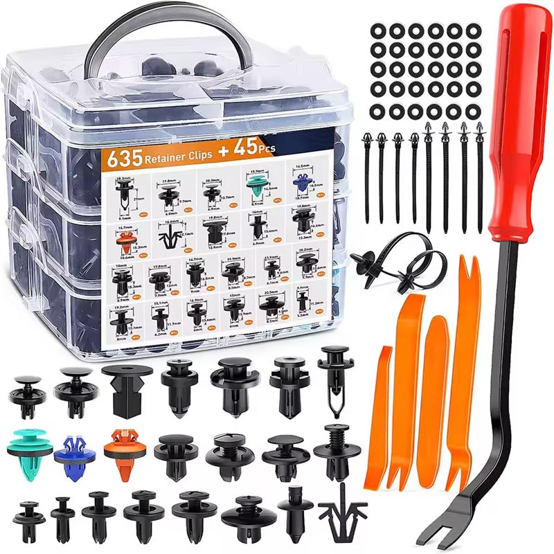 Motordeur Paneel Trim Body Clips Kits